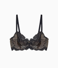 Vivid Attraction Underwire Bra: Black
