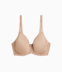 Retro Chic Underwire T-Shirt Bra: Toast