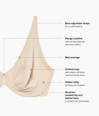 Better Than Braless™ Underwire Bra: Sand