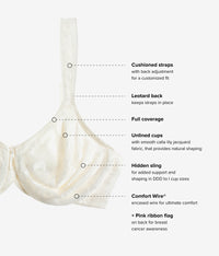 Awareness Underwire Bra: Ivory