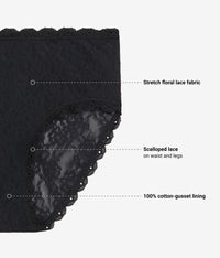 Effortlessly Lace Hipster: Night