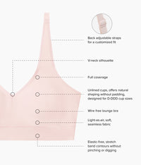 Easy Like Sunday™ Wire Free Bra: Rose Dust