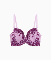 Embrace Lace® Underwire Bra: Lavender Sage/Dark Purple