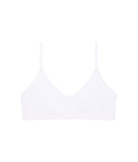 Soft Set Bralette: White