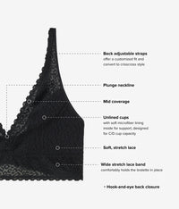 High Bar™ Bralette: Black