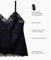 Modern Affair Cami: Night Sky/Black
