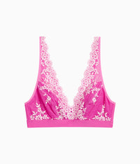 Embrace Lace® Wire Free Bralette: Wild Azalea/Cradle Pink