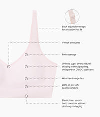 Easy Like Sunday™ Wire Free Bra: Cradle Pink
