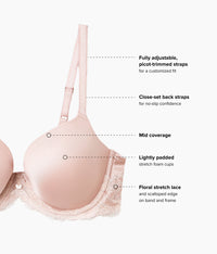 Modern Affair T-Shirt Bra: Rose Dust/Angel Wing
