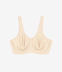 Simone Sport Underwire Bra: Sand