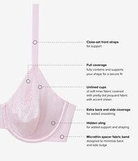 Back Appeal® Underwire Bra: Cradle Pink