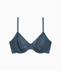 Confidence Boost™ Underwire Bra: Dark Slate