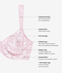 Awareness Underwire Bra: Cradle Pink