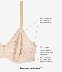 Visual Effects Minimizer Bra: Sand