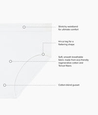B-Smooth® Natural Hi-Cut: White