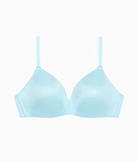 Future Foundation Wire Free T-Shirt Bra: Blue Glow