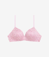 Future Foundation Wire Free T-Shirt Bra: Dusk Pink Dots