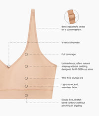 Easy Like Sunday™ Wire Free Bra: Praline