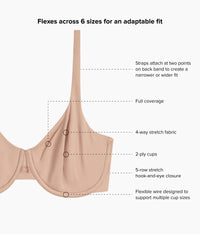 Ever Flexing™  Underwire Bra: Roebuck