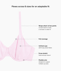 Ever Flexing™ Underwire Bra: Cradle Pink