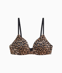 Undercover Wire Free T-Shirt Bra: Leopard