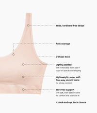 Feeling Flexible Bralette: Rose Dust